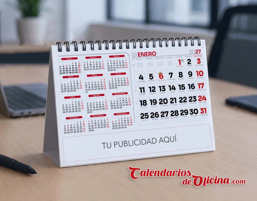 calendario de mesa anuario